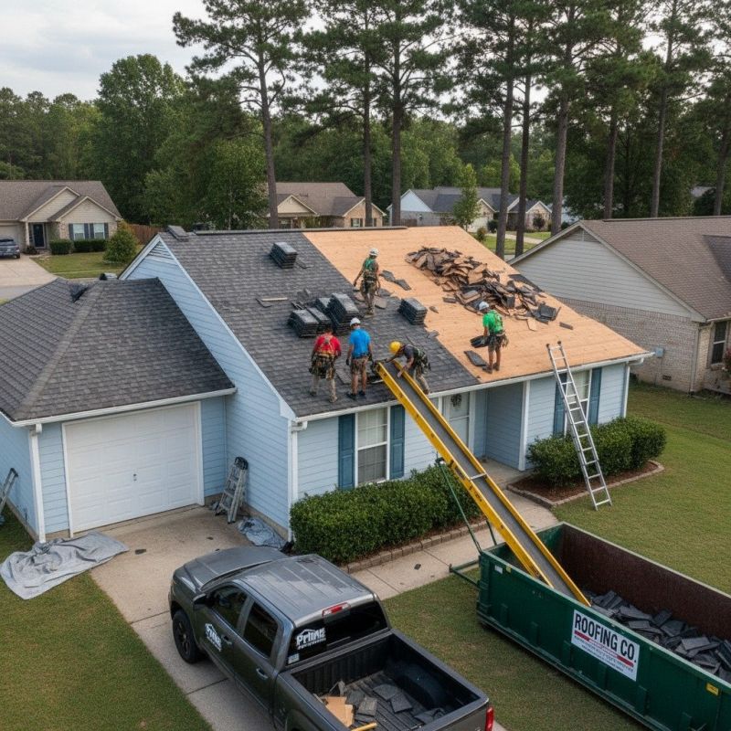 Asphalt Roof Replacement in Jackson, GA