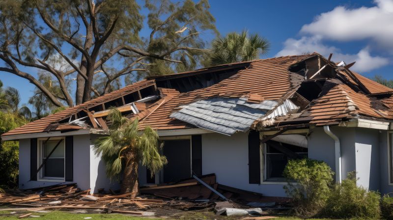 Damaged Roof Replacement in Hillsboro, GA