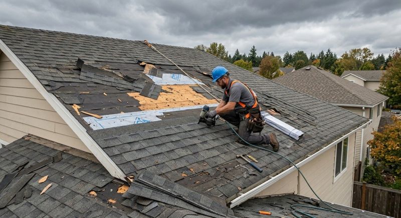 Damaged Roof Replacement in Milner, GA